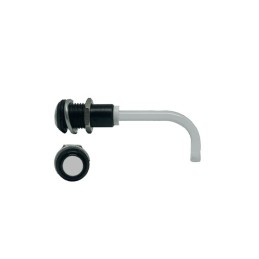 1 pcs - RHD-1100-2500-F9PD67PR Bivar, Panel Mount Right Angle LED Light Pipe, Diffused Round Lens