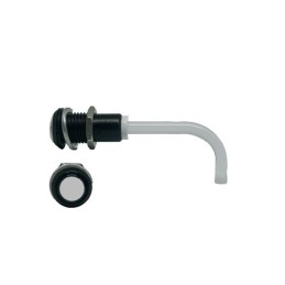 1 pcs - RHD-0700-3500-F9PD67PR Bivar, Panel Mount Right Angle LED Light Pipe, Diffused Round Lens