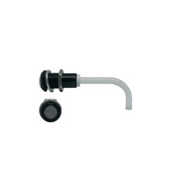 1 pcs - RHD-1100-3500-F9PS67PR Bivar, Panel Mount Right Angle LED Light Pipe, Smoke Round Lens