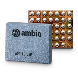 1 pcs : APOLLO512-KCR - MCU 24MHZ M4F 512KB FLSH 41WLCSP