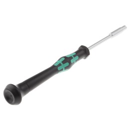 1 pcs - Wera Hexagon Nut Driver, 1/8 in Tip, 60 mm Blade, 157 mm Overall