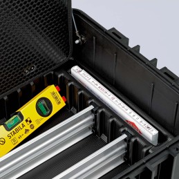 1 pcs - Knipex Robust45 Plastic Tool Case, with 2 Wheels, 609 x 428 x 263mm