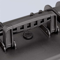 1 pcs - Knipex Robust45 Plastic Tool Case, with 2 Wheels, 609 x 428 x 263mm