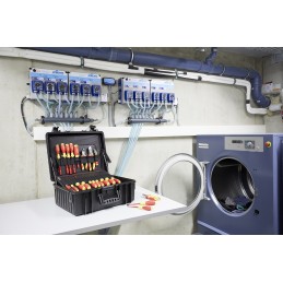 1 pcs - Wiha 83 Piece Electricians Tool Kit with Case, VDE Approved