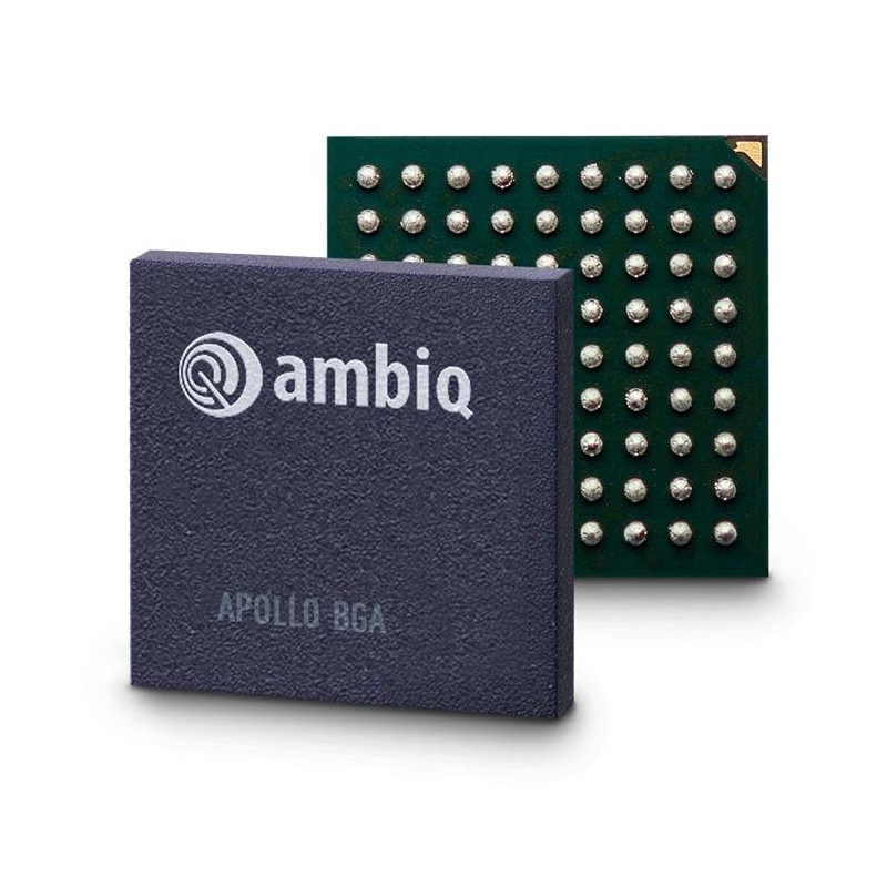 1 pcs : APOLLO512-KBR - MCU 24MHZ M4F 512KB FLSH 64BGA