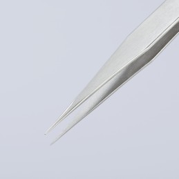 1 pcs - Knipex 130 mm, Stainless Steel, Smooth, Tweezer