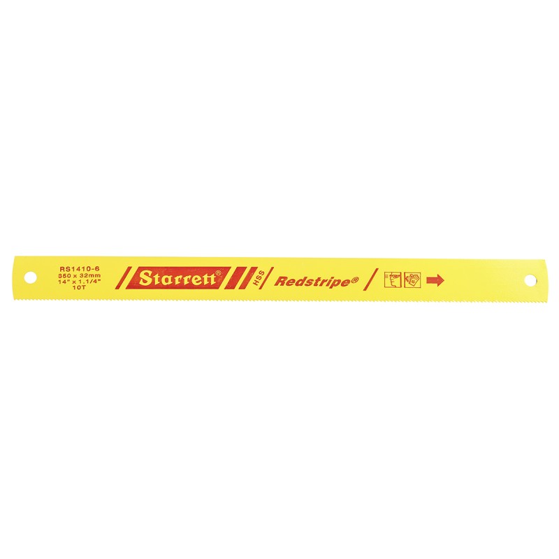 1 pcs - Starrett 350.0 mm HSS Hacksaw Blade, 10 TPI