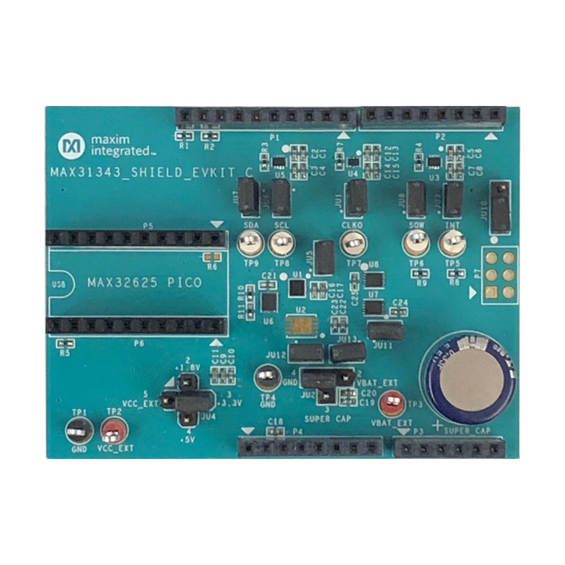 1 pcs : MAX31343EKA+T - IC RTC CLK/CALENDAR I2C 8WLP