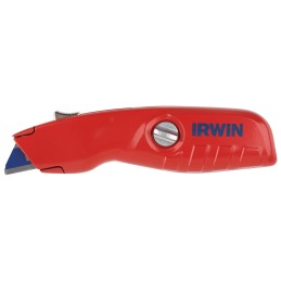 1 pcs - Irwin Safety Knife with Straight Blade, Retractable