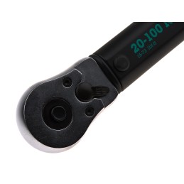 1 pcs - Wera Click-Torque B 2 Click Torque Wrench, 20 - 100Nm, 3/8 in Drive, Square Drive