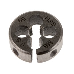 1 pcs - RS PRO Thread Die, M6 x 0.5mm Pitch, 13/16in od