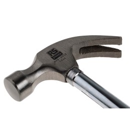 1 pcs - RS PRO Steel Claw Hammer with Forged Steel Handle, 450g