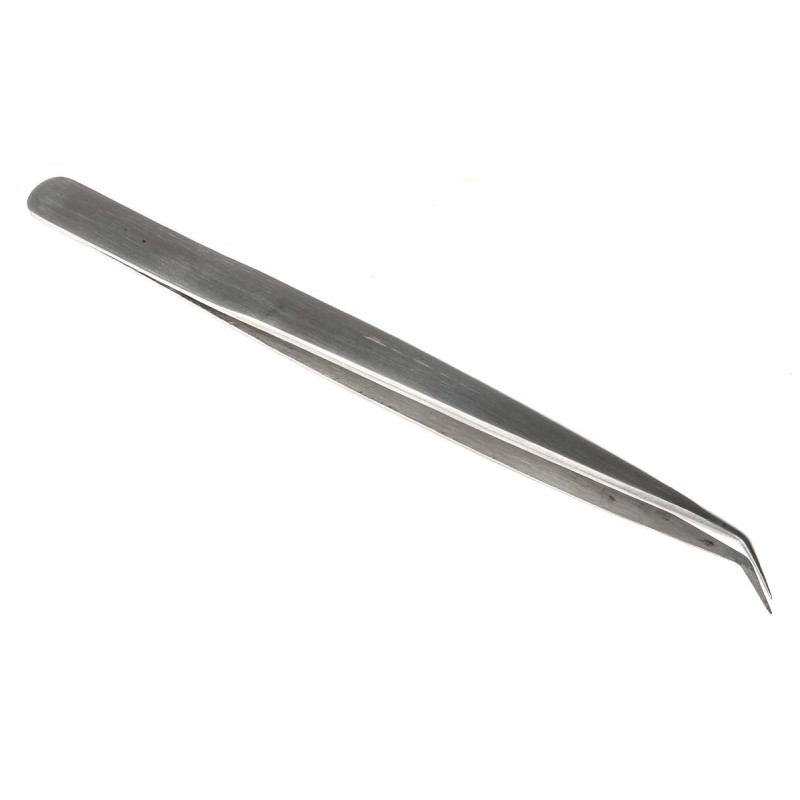 1 pcs - RS PRO 140 mm, Stainless Steel, Tweezers