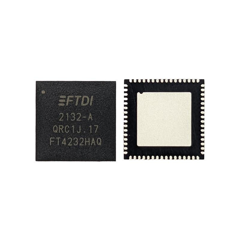 1 pcs : FT4232HAQ-TRAY - USB HI-SPEED TO QUAD CHANNEL SER