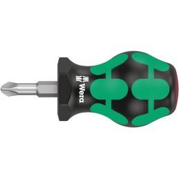 1 pcs - Wera Phillips Stubby Screwdriver, PH3 Tip