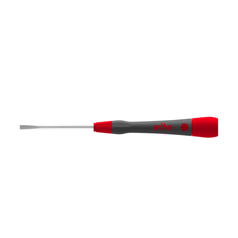 1 pcs - Wiha Tools Slotted Screwdriver, 2.5 mm Tip, 75 mm Blade, 175 mm Overall