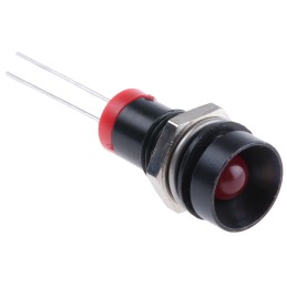 1 pcs - RS PRO Red Panel Mount Indicator, 2V dc, 8mm Mounting Hole Size, IP67