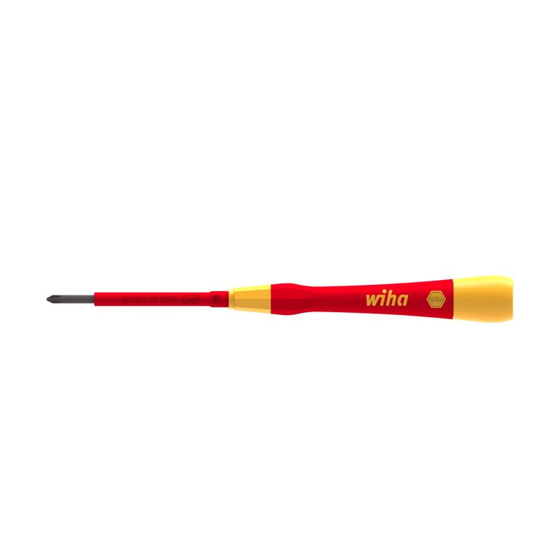 1 pcs - Wiha Tools Phillips Screwdriver, PH1 mm Tip, 65 mm Blade, 167 mm Overall