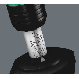 1 pcs - Wera Hex Torque Screwdriver & Bit Set, 0.3 - 3Nm, 1/4 in Drive, ± 6 % Accuracy