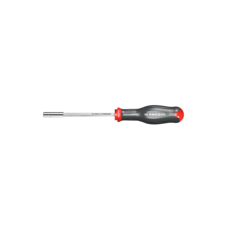 1 pcs - Facom Hexagon Nut Driver, 6.35 mm Tip, 245 mm Overall