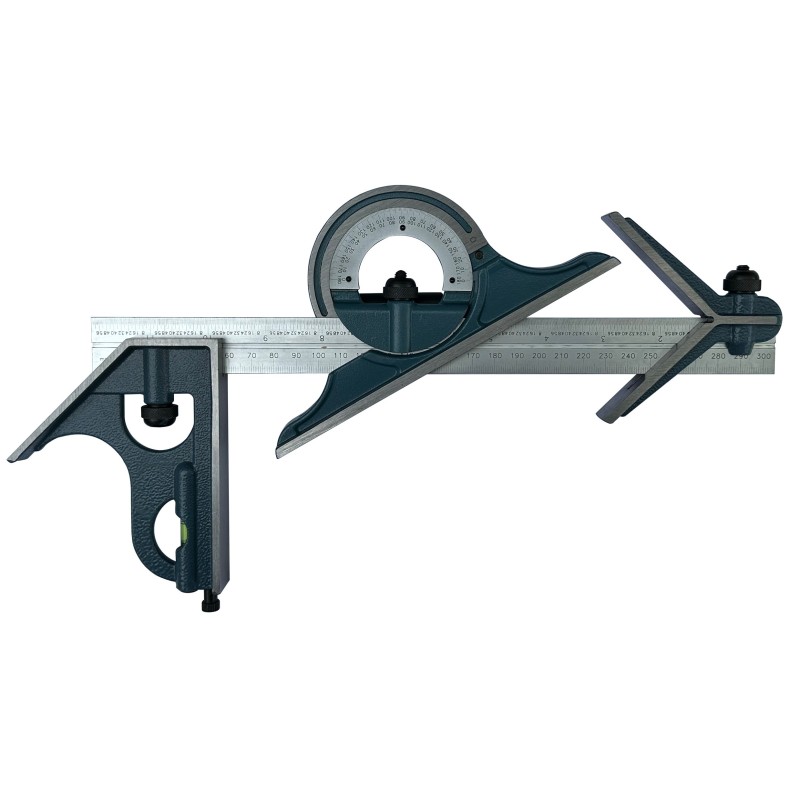 1 pcs - 300mm Combination Square, Steel