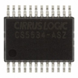 1 pcs : CS5534-ASZ - IC ADC 24BIT SIGMA-DELTA 24SSOP