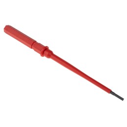 1 pcs - Wera Slotted Insulated Screwdriver Blade, 2.5 x 0.4 mm Tip, 154 mm Blade, VDE/1000V, 154 mm Overall