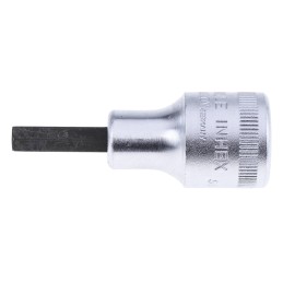 1 pcs - STAHLWILLE 1/2 in Drive Bit Socket, Hex Bit, 6mm, 60 mm Overall Length