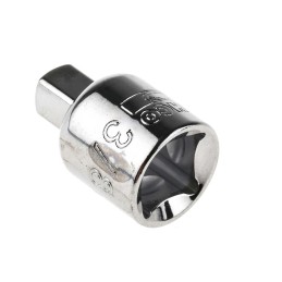1 pcs - Bahco 3/8 in Square Adapter, 24.7 mm Overall