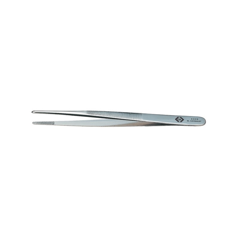 1 pcs - CK 140 mm, Carbon Steel, Blunt, Tweezer