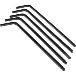 5 pcs - RS PRO 5 piece L Shape Metric Hex Key Set, 4mm