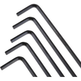 5 pcs - RS PRO 5 piece L Shape Metric Hex Key Set, 4mm