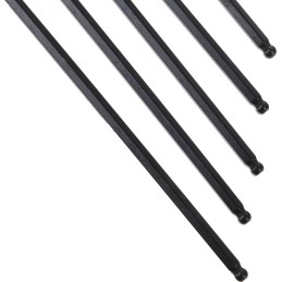 5 pcs - RS PRO 5 piece L Shape Metric Hex Key Set, 4mm