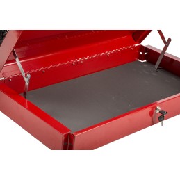 1 pcs - RS PRO 2 drawer Wheeled Tool Trolley, 985mm x 410mm x 815mm