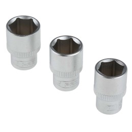 1 Set - RS PRO 12-Piece Metric 1/4 in Standard Socket Set , 6 point