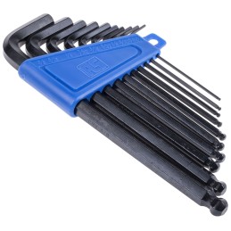 1 Set - RS PRO 10 piece L Shape Imperial Hex Key Set, 1/16 - 3/8in