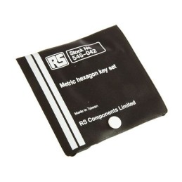 1 Set - RS PRO 8 piece L Shape Metric Hex Key Set, 1.5mm