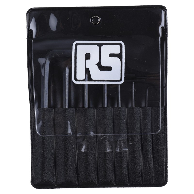1 Set - RS PRO 8 piece L Shape Imperial Hex Key Set, 0.28 - 5/64in