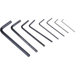 1 Set - RS PRO 8 piece L Shape Imperial Hex Key Set, 0.28 - 5/64in