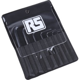 1 Set - RS PRO 8 piece L Shape Imperial Hex Key Set, 0.28 - 5/64in