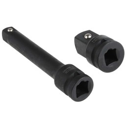 1 Set - RS PRO 18-Piece Metric 1/2 in Impact Socket Set , 6 point