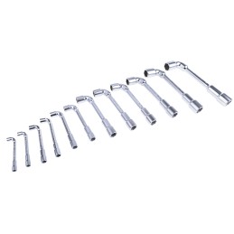 1 Set - Facom Hex Tubular Box Spanner Set, 12 Pieces, 7 - 24 mm Tip