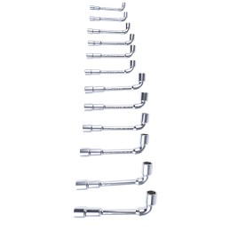 1 Set - Facom Hex Tubular Box Spanner Set, 12 Pieces, 7 - 24 mm Tip