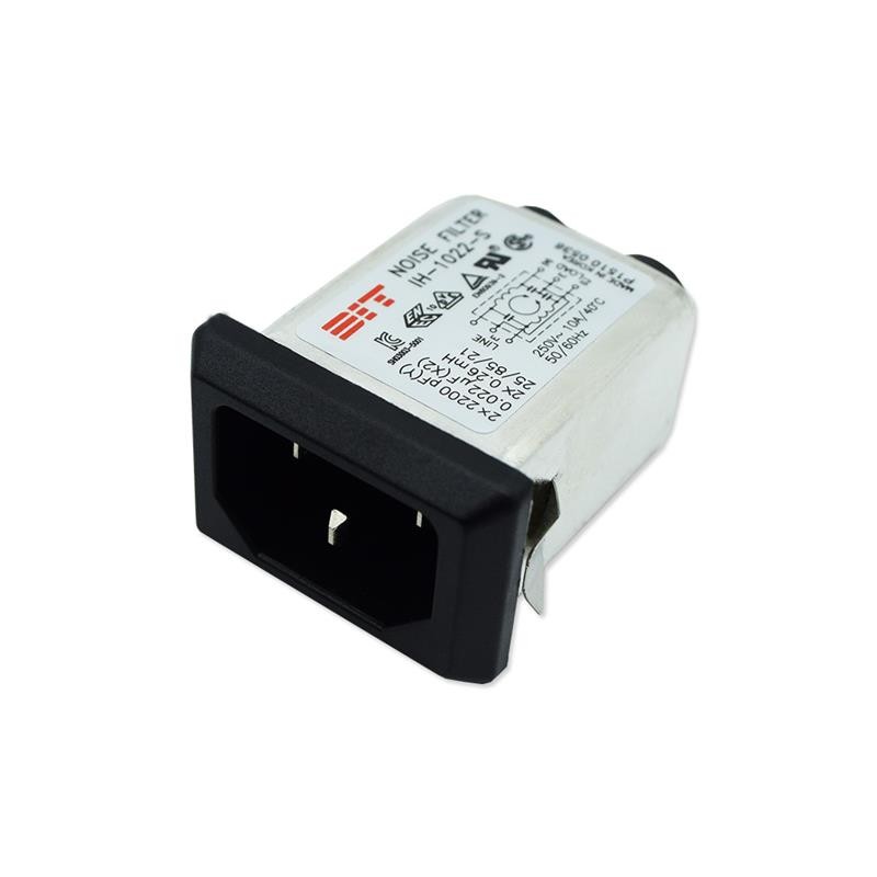 1 pcs : IH-0242S - LINE FILTER 250VDC/VAC 2A PNL MT