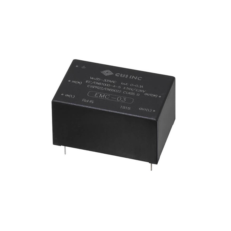 1 pcs : EMC-03 - LINE FILTER 85V-305VAC 0.3A TH