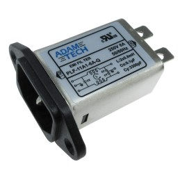 1 pcs : PLF-11A1-6A-Q - LINE FILTER 115V/250VAC 6A PNLMT