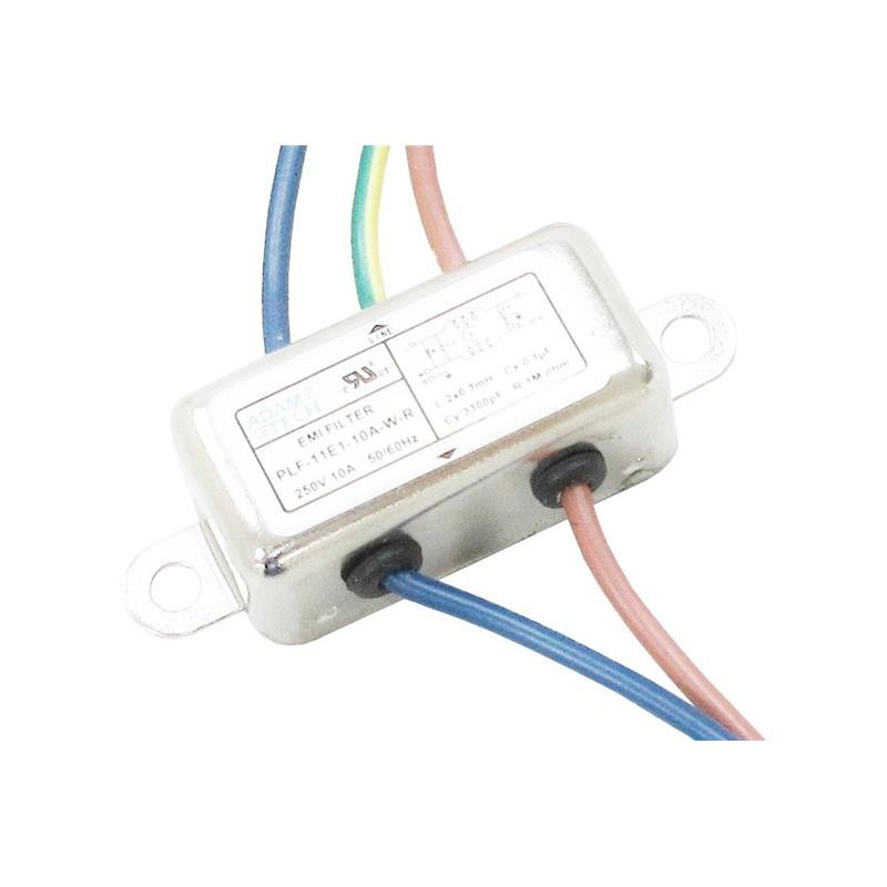 1 pcs : PLF-11E1-10A-W-R - LINE FILTER 115V/250VAC 10A CHAS