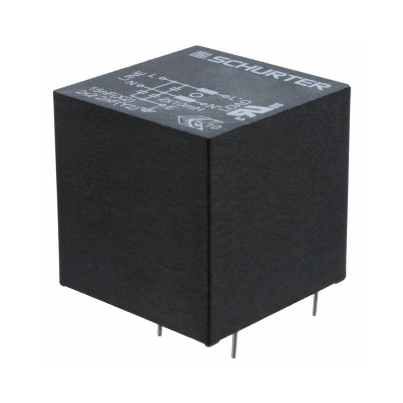 1 pcs : 5500.2001 - LINE FILTER 125V/250VAC 1A TH