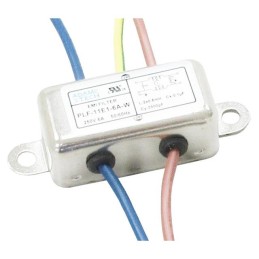 1 pcs : PLF-11E1-6A-W - LINE FILTER 115V/250VAC 6A CHAS