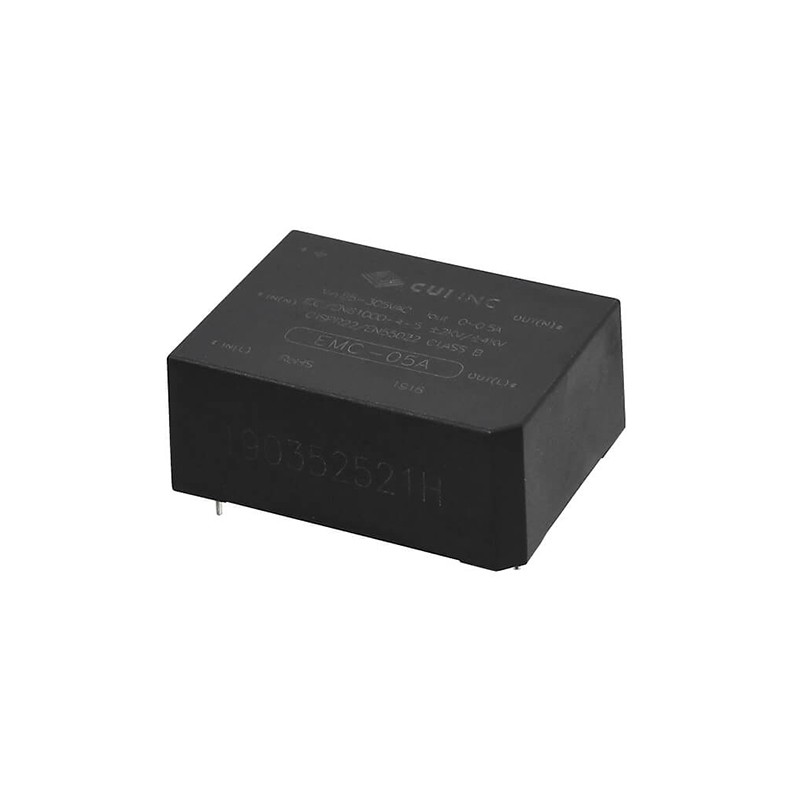 1 pcs : EMC-05A - LINE FILTER 85V-305VAC 0.5A TH